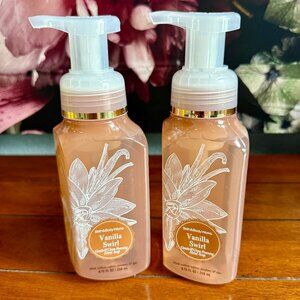 NEW 2-Pc VANILLA SWIRL Foaming Hand Soap 8.75oz Bath & Body Works